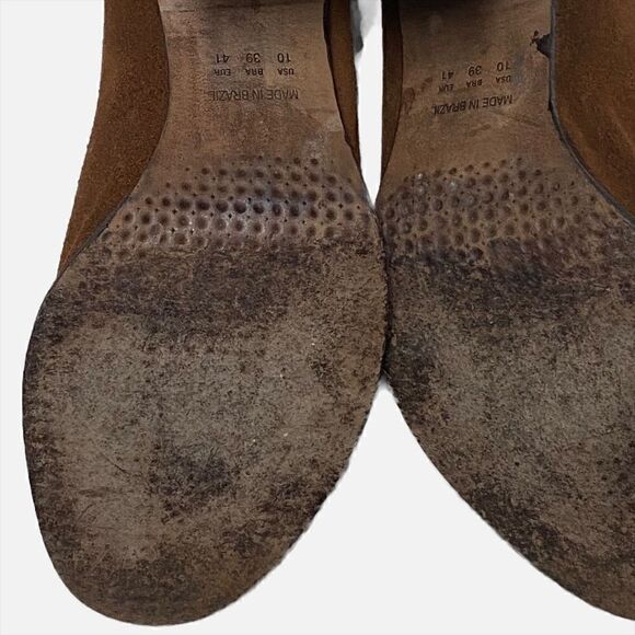 Suede Slouch Booties Luz Da Lua Made In Brazil - Picture 4 of 7